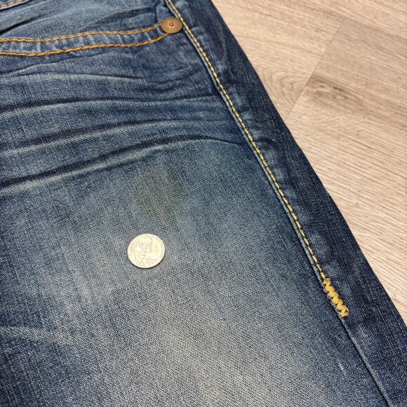 True Religion Ricky Big T Straight Leg Jeans Men's 40x35 READ - Picture 11 of 13